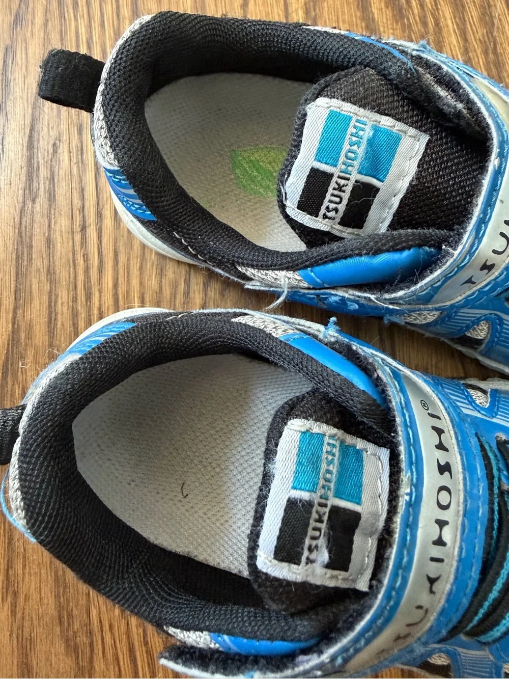 Tsukihoshi Storm sneakers in Blue, toddler size 9